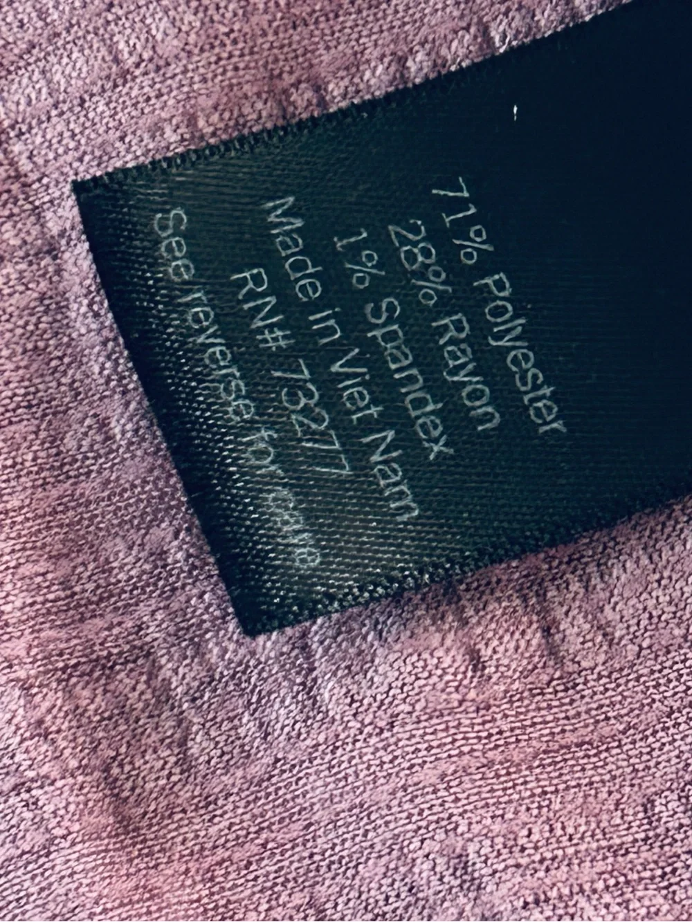 Simply Vera Vera Wang Short Sleeve Scoop Neck Top - Mauve size L - Picture 3 of 7